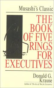 Cover of: The Book of Five Rings for Executives: Musashi's Classic Book of Competitive Tactics