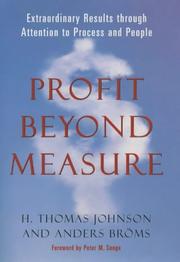 Cover of: Profit Before Measure