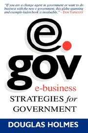Cover of: eGov: E-Business Strategies for Government