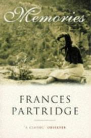 Cover of: Memories by Frances Partridge