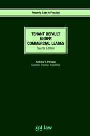 Tenant Default under Commercial Leases by Andrew Parsons