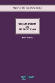 Cover of: Welfare Benefits and Tax Credits 2006