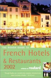 Cover of: The Rough guide to French Hotels & Restaurants, 2002