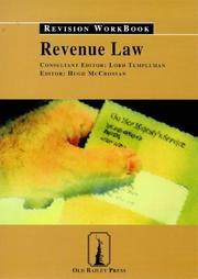 Cover of: Revenue Law by Hugh McCrossan LLM ATII