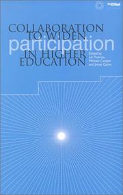 Cover of: Collaboration to widen participation in higher education by edited by Liz Thomas, Michael Cooper, and Jocey Quinn.