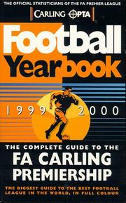 Cover of: The Carling Opta Football Yearbook: 1999-2000