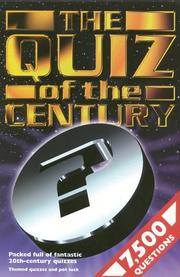 Cover of: Quiz Of The Century