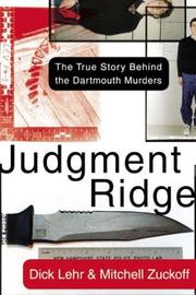 Cover of: Judgment Ridge: The True Story Behind the Dartmouth Murders