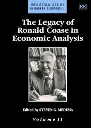 Cover of: The legacy of Ronald Coase in economic analysis