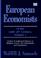 Cover of: European Economists of the Early 20th Century