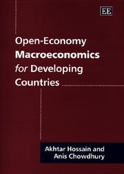 Cover of: Open-economy macroeconomics for developing countries