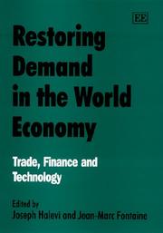 Cover of: Restoring demand in the world economy | 