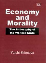 Cover of: Economy and morality by Yūichi Shionoya