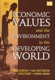Cover of: Economic values and the environment in the developing world