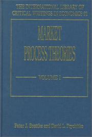 Cover of: Market process theories