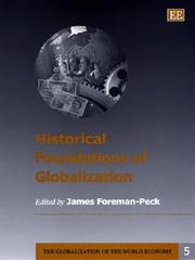 Cover of: Historical foundations of globalization