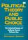 Cover of: Political theory and public choice