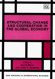 Cover of: Structural change and cooperation in the global economy