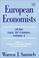 Cover of: European Economists of the Early 20th Century