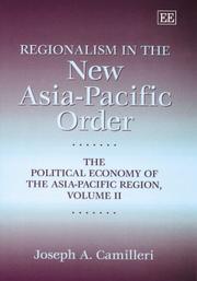 Cover of: Regionalism in the new Asia-Pacific order