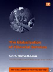 Cover of: The globalization of financial services