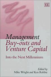 Cover of: Management buy-outs and venture capital: into the next millenium