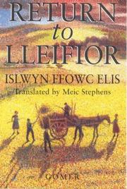 Cover of: Return to Lleifior by Islwyn Ffowc Elis