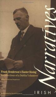 Cover of: Frank Henderson's Easter Rising: Recollections of a Dublin Volunteer (Irish Narrative Series)