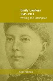 Cover of: Emily Lawless (1845-1913): Writing the Interspace