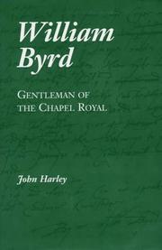 Cover of: William Byrd by John Harley