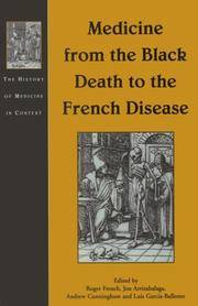 Cover of: Medicine from the Black Death to the French disease
