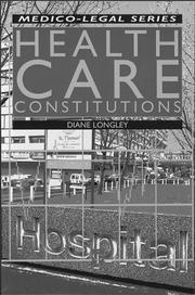 Cover of: Health care constitutions