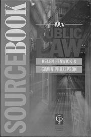 Cover of: Sourcebook on Public Law (Sourcebook Ser.)) by Fenwick, Gavin Phillipson