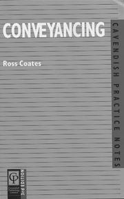 Cover of: Conveyancing (Practice Notes Series) by Coates, Ross Coates, Clive M Brand