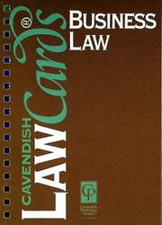 Cover of: Business Law (Lawcards)