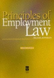 Cover of: Principles Of Employment Law