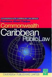 Commonwealth Caribbean public law by Albert K. Fiadjoe, Fiadjoe, Albert Fiadjoe
