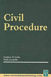 Cover of: Civil Procedure by Stephen Gerlis, Paula Loughlin