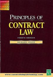 Cover of: Principles of Contract Law (Principles of Law Series)