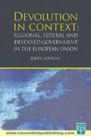 Cover of: Devolution in context by W. John Hopkins