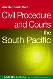 Cover of: Civil procedure and courts in the South Pacific