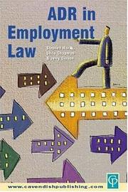 Cover of: ADR in employment law | Chapman, Chris.