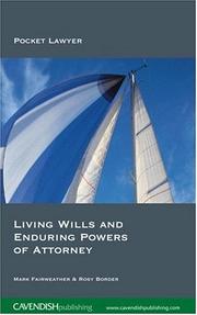 Cover of: Living Wills and Enduring Powers of Attorney 2/e (Pocket Lawyers)