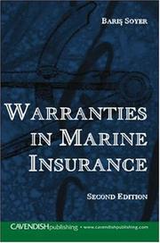 Cover of: Warranties in Marine Isurance