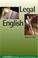 Cover of: Legal English