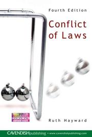 Cover of: Conflict of Laws