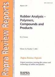 Cover of: Rubber Analysis | M. J. Forrest