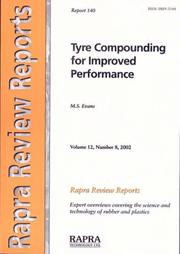 Cover of: Tyre Compounding for Improved Performance (Rapra Review Reports) by M. S. Evans