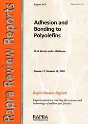 Adhesion and bonding to polyolefins by D. M. Brewis