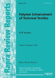 Cover of: Polymer Enhancement of Technical Textiles by R. W. Buckley